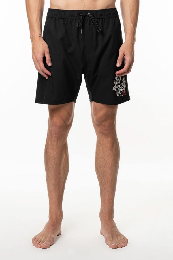 Boardshort Billabong Riot Layback 17 Preto-Preto-GG