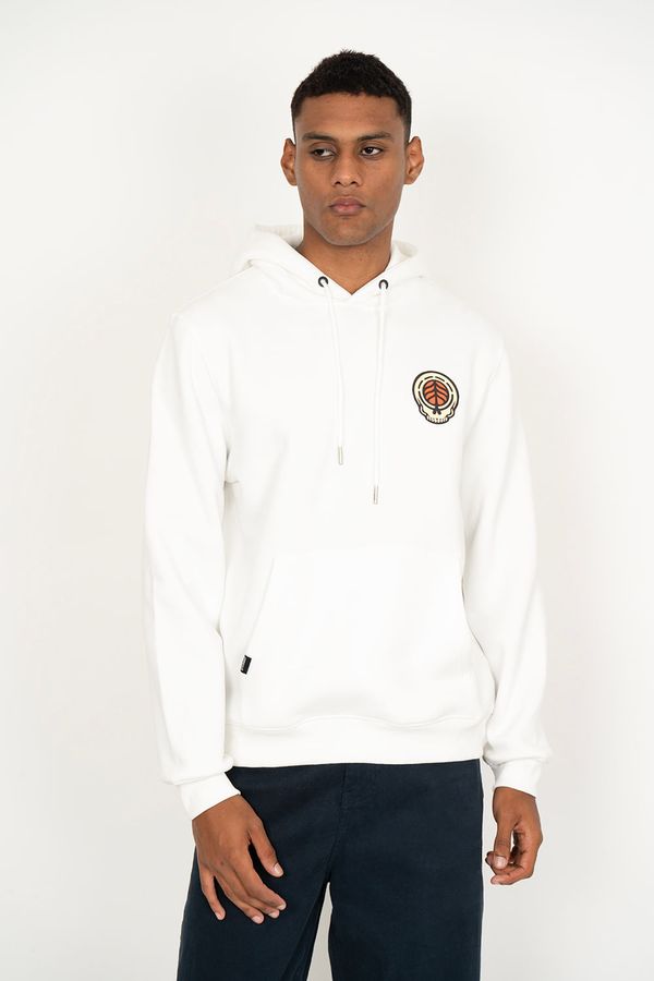 Moletom Element Fech Timber Hermit Branco P